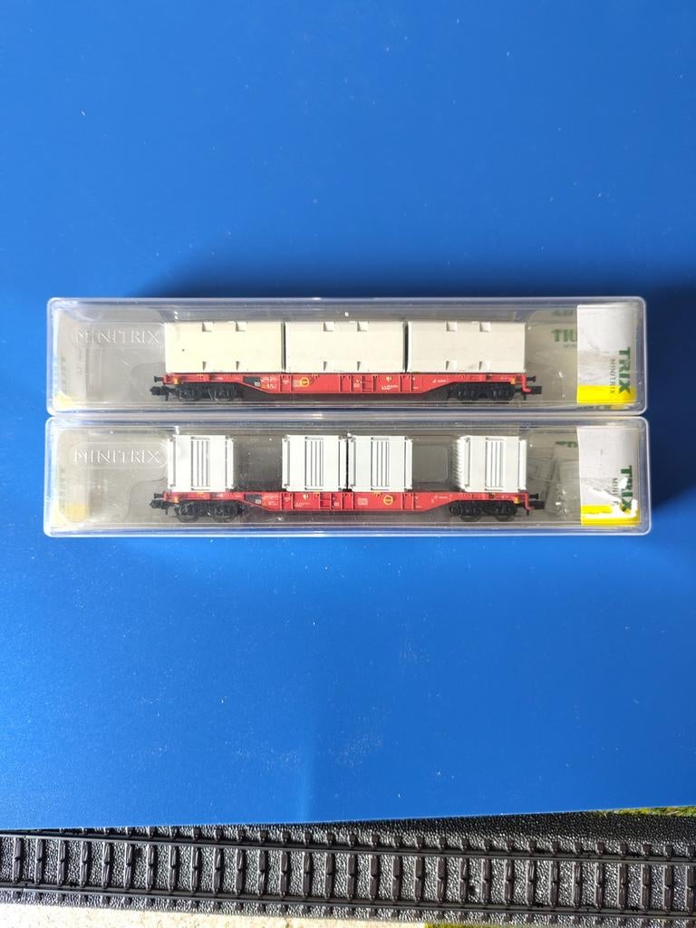 Minitrix 15531,15518, Verzenden, Gelijkstroom, Wagon, Trix