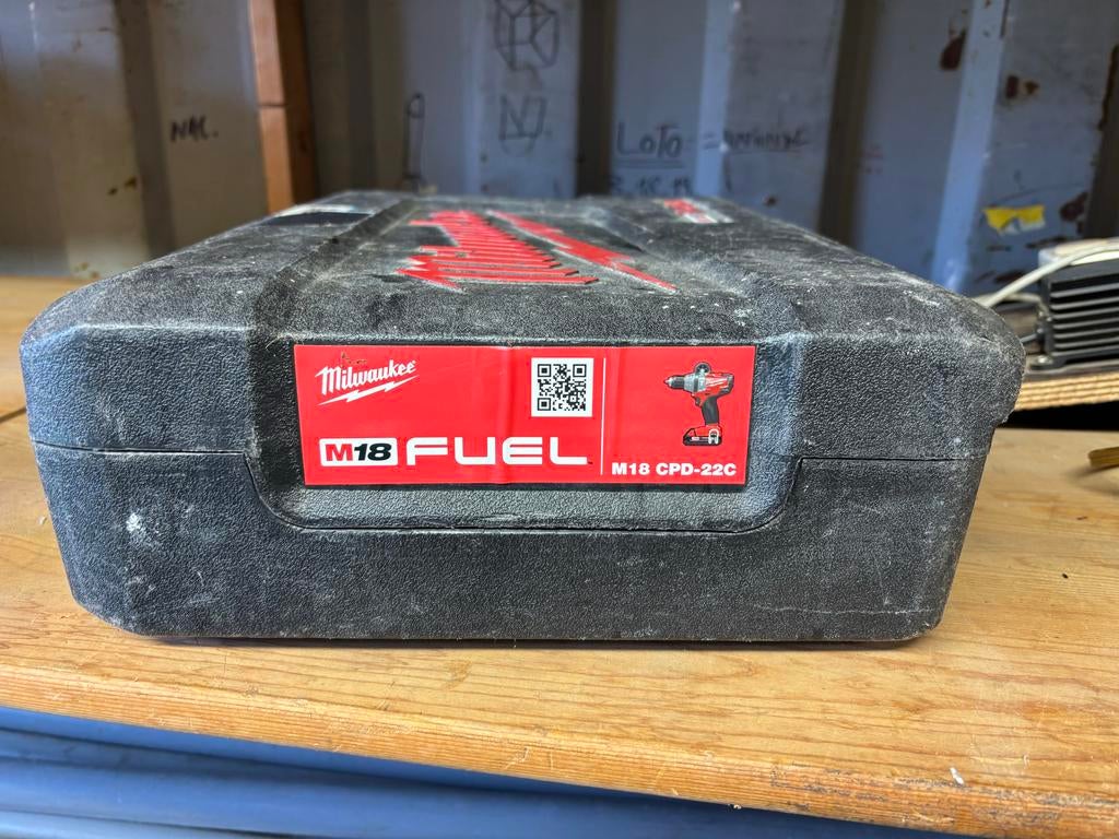 Milwaukee M18 FUEL Koffer - Leeg, Ophalen of Verzenden, Gebruikt