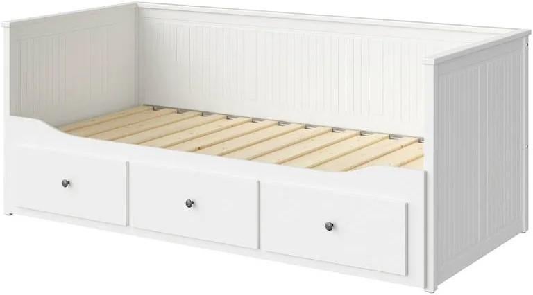 Ikea Hemnes bed, Huis en Inrichting, Slaapkamer | Bedden, Wit, Tweepersoons, Ophalen of Verzenden, Zo goed als nieuw