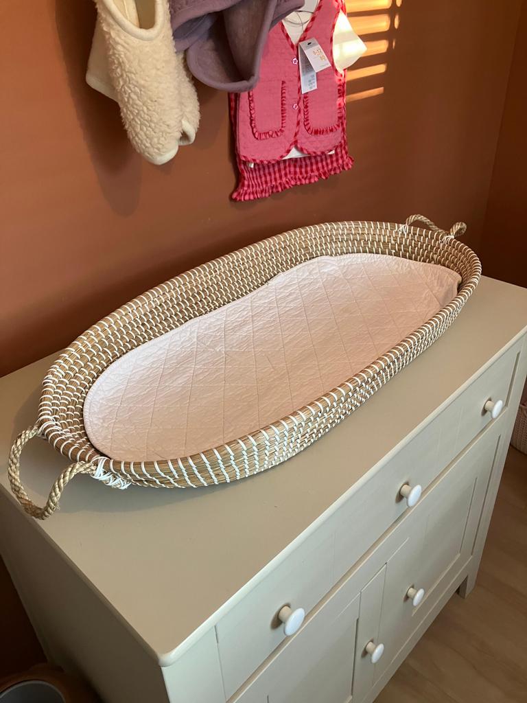 Aankleedkussen Mozes mandje, Overige merken, Aankleedkussen, Ophalen of Verzenden, Zo goed als nieuw