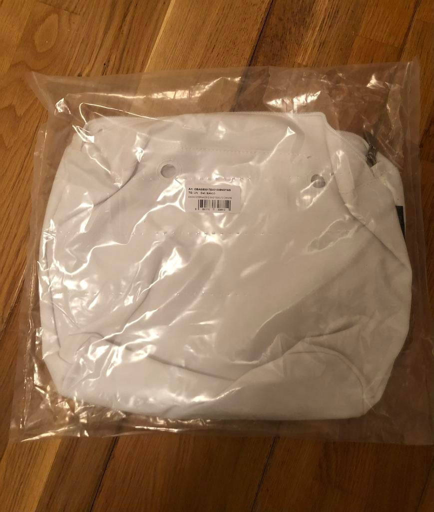 Witte (bianco) canvas binnentas voor de o-bag classic, Sieraden, Tassen en Uiterlijk, Tassen | Damestassen, Ophalen of Verzenden