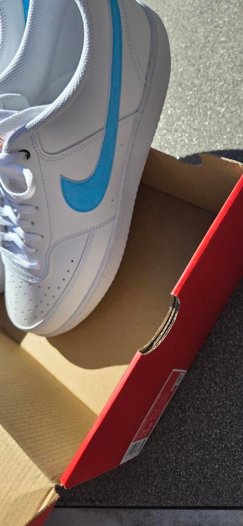 Gloednieuwe Nike Court Vision schoenen - Maat 47.5, Kleding | Heren, Wit, Nike, Nieuw, Ophalen of Verzenden