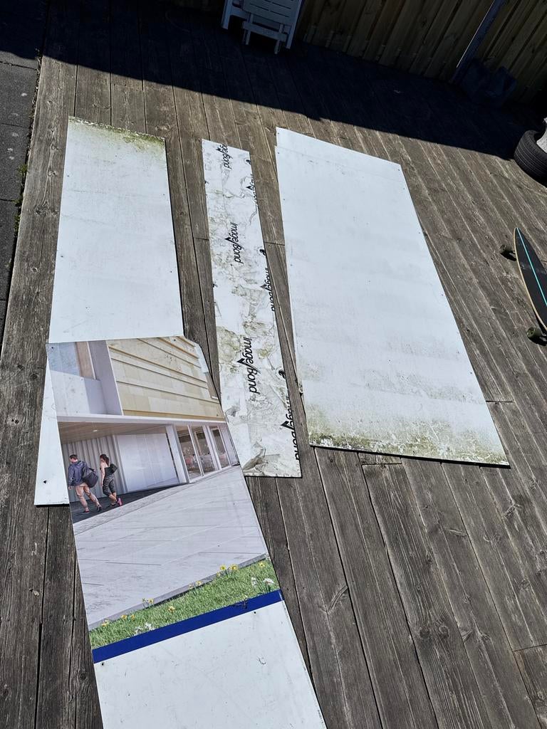 Kunsstof platen, diverse afmetingen., Ophalen, Gebruikt, Overige materialen, Minder dan 20 mm