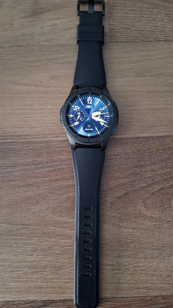 Samsung smartwatch S3 frontier, Ophalen of Verzenden, Zwart, Android