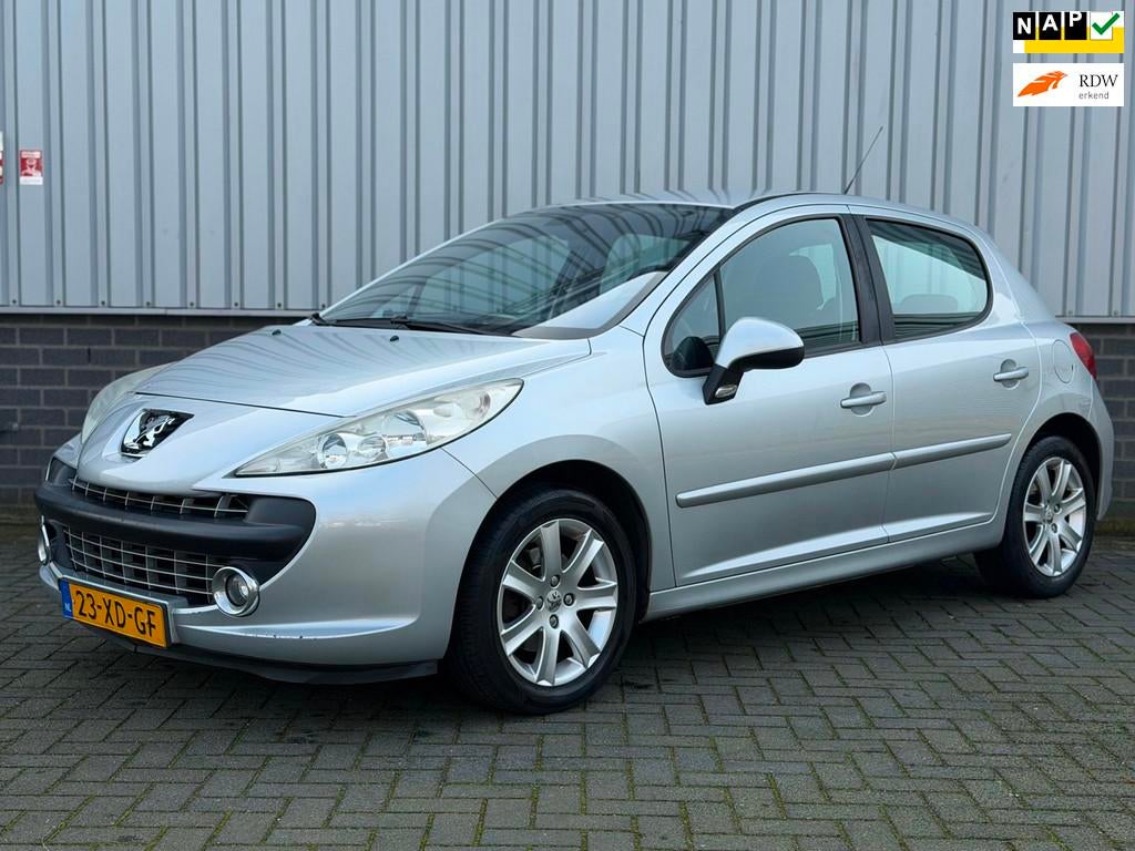 Peugeot 207 1.6-16V XS Pack |Airco|5 Deurs|NAP|, Voorwielaandrijving, Stof, Gebruikt, Zwart