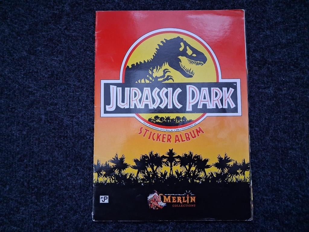 Jurassic Park stickerboek, Ophalen, Zo goed als nieuw, Film, Overige typen