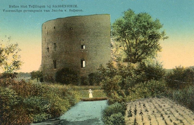 SASSENHEIM – Ruïne Slot Teijlingen 1920 (VK546), Verzenden, Voor 1920, Ongelopen, Zuid-Holland