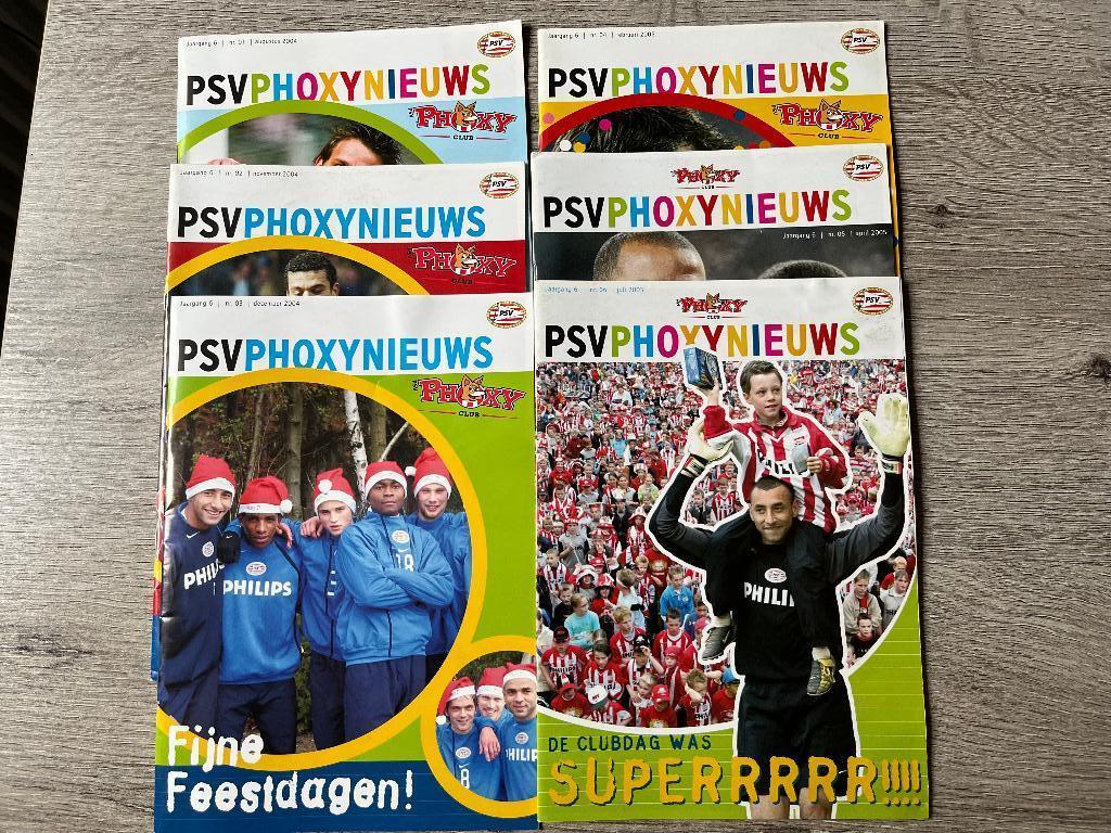 Jaargang 6 PSV Phoxy, Ophalen of Verzenden, Gebruikt, PSV, Boek of Tijdschrift