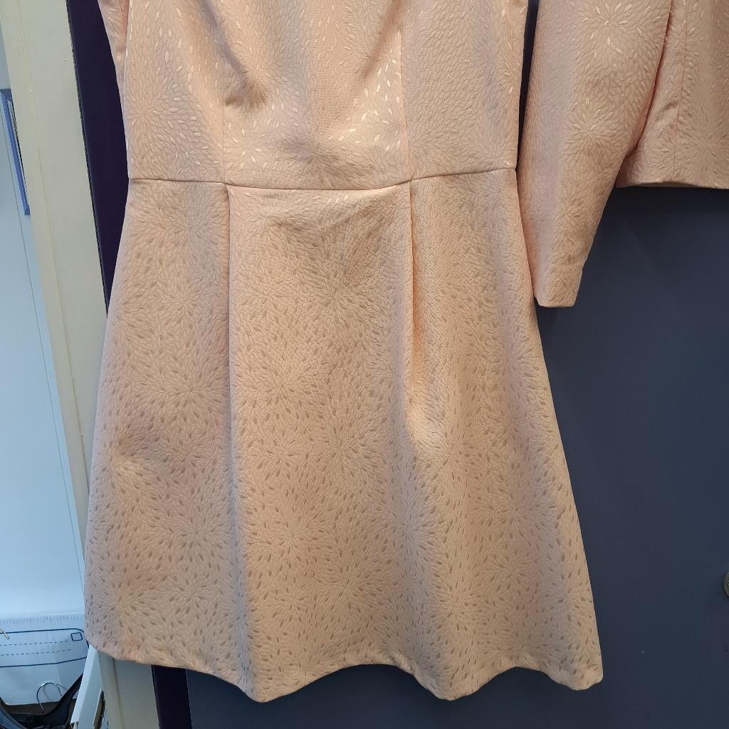 Esprit set: Jurk + bolero blazer nude roze patroon 36 41805, Esprit, ., Ophalen of Verzenden, Zo goed als nieuw