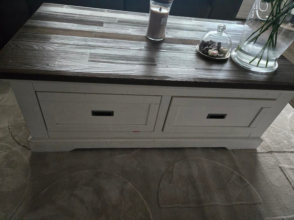 Salontafel Toulouse Haco met lades, Gebruikt, Landelijke, Modern, Ophalen of Verzenden, Minder dan 50 cm