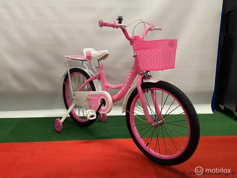 Online Veiling: Kinderfiets 20 inch roze, Fietsen en Brommers, Nieuw