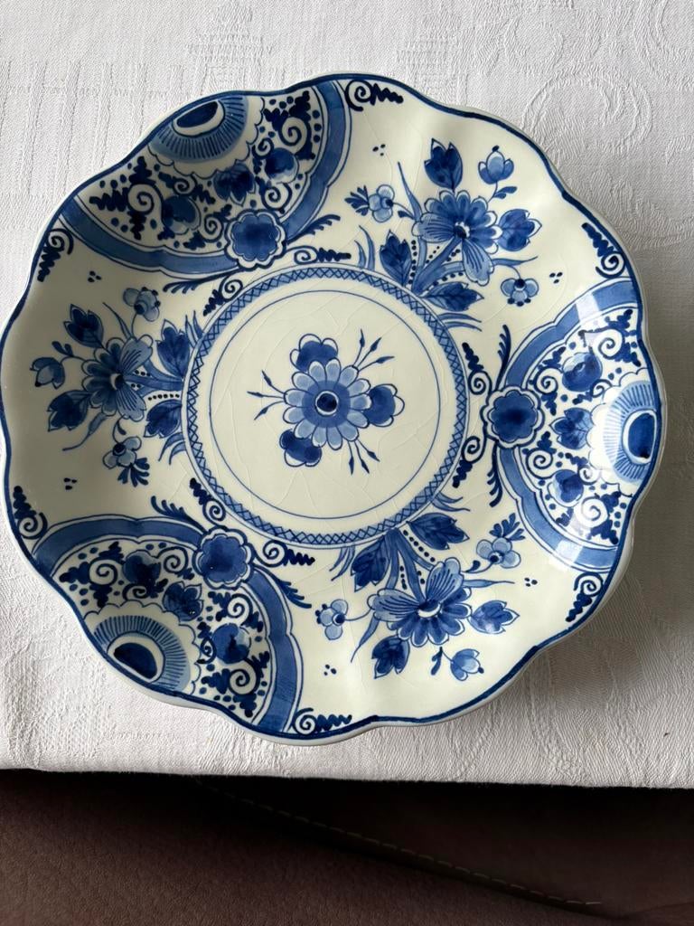 Delft blauw bord, Antiek en Kunst, Ophalen of Verzenden