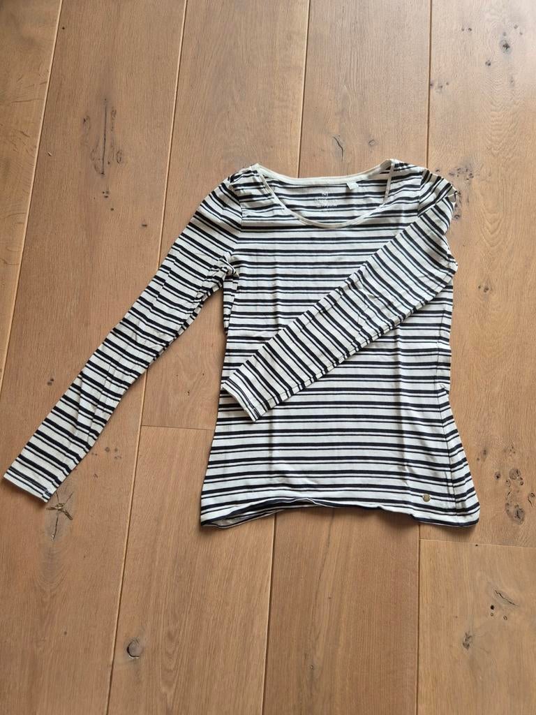 Shirt met lange mouwe, Maat 38/40 (M), Wit, Ophalen of Verzenden, Zo goed als nieuw