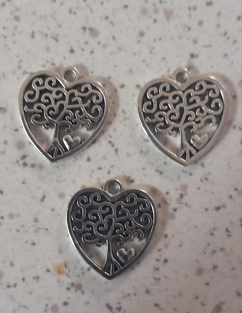 Metalen levensboom hart bedel "nieuw", Ophalen of Verzenden, Nieuw, Bedel