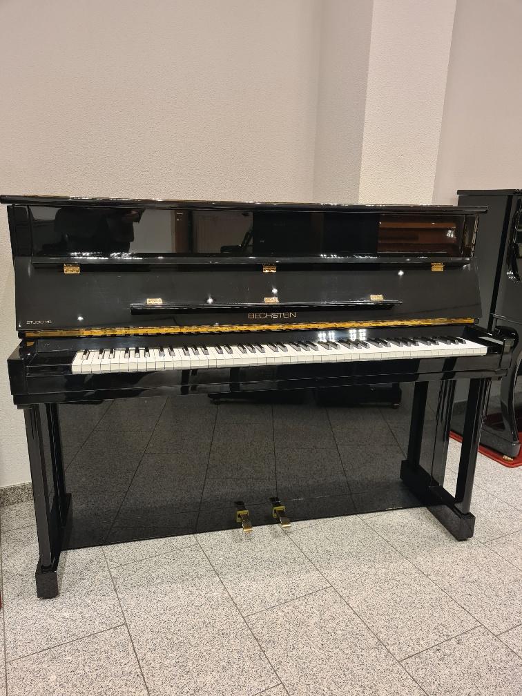 C. Bechstein Studio 115 PE occasion (1994) zwart hoogglans, Gebruikt, Zwart, Niet ingevuld, Piano