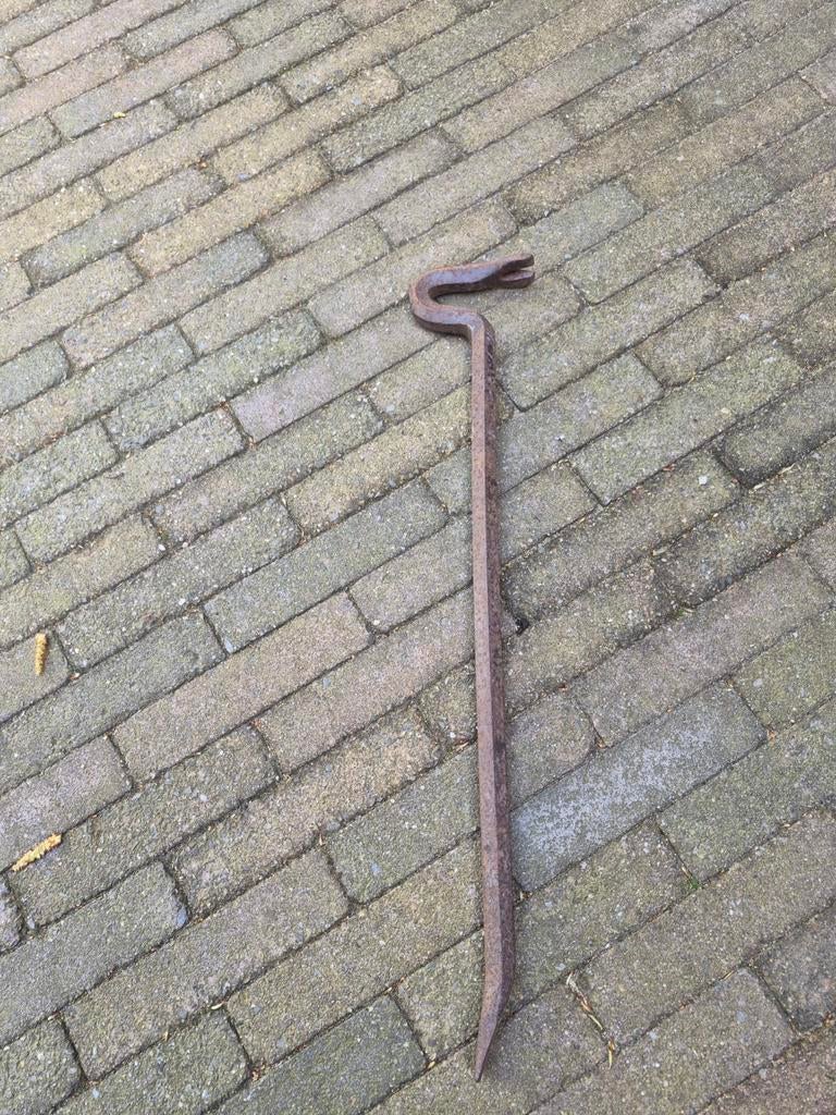 Oude Koevoet - Stevige ijzeren breekijzer, Ophalen of Verzenden, Gebruikt