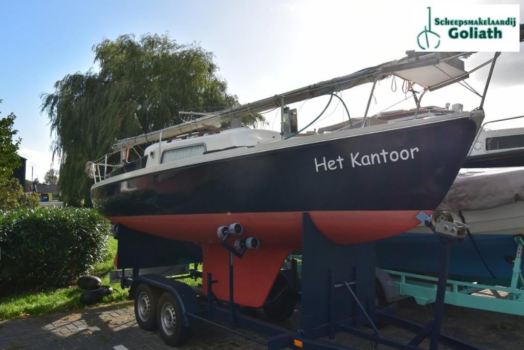 Zeilboot Victoire 22 Met Trailer, Ophalen, Gebruikt, Tourjacht of Cruiser, 6 tot 9 meter