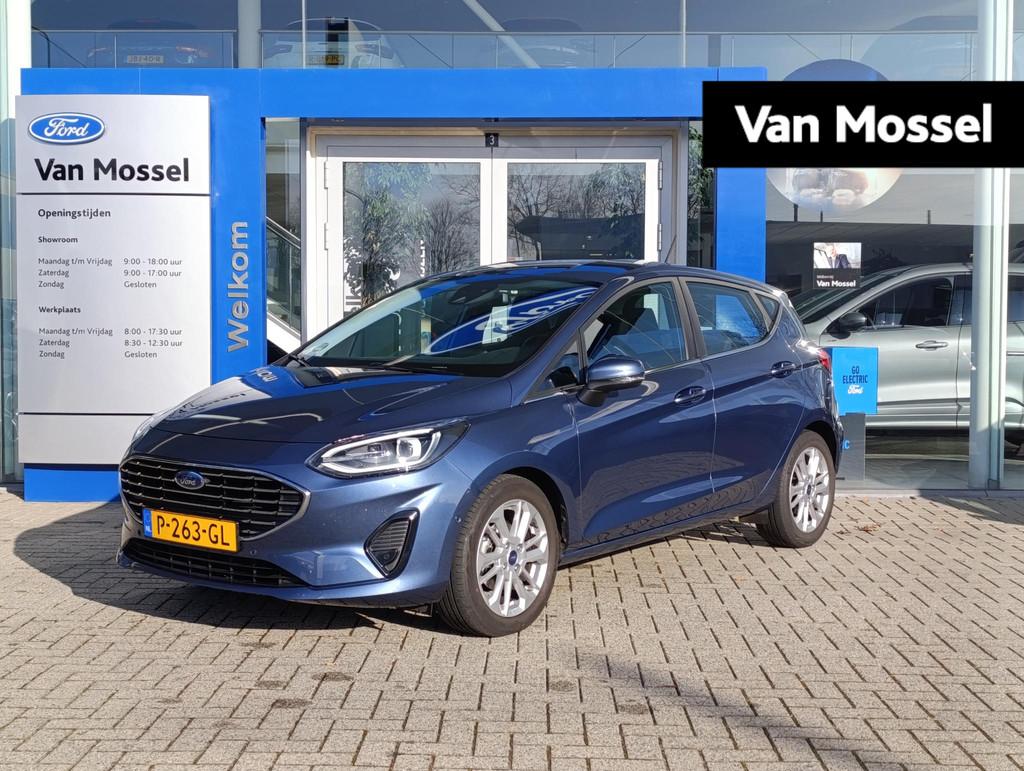 Ford Fiesta 1.0 EcoBoost Hybrid Titanium | Automaat | Camera, 12 maanden, Euro 6, Blauw, Origineel Nederlands
