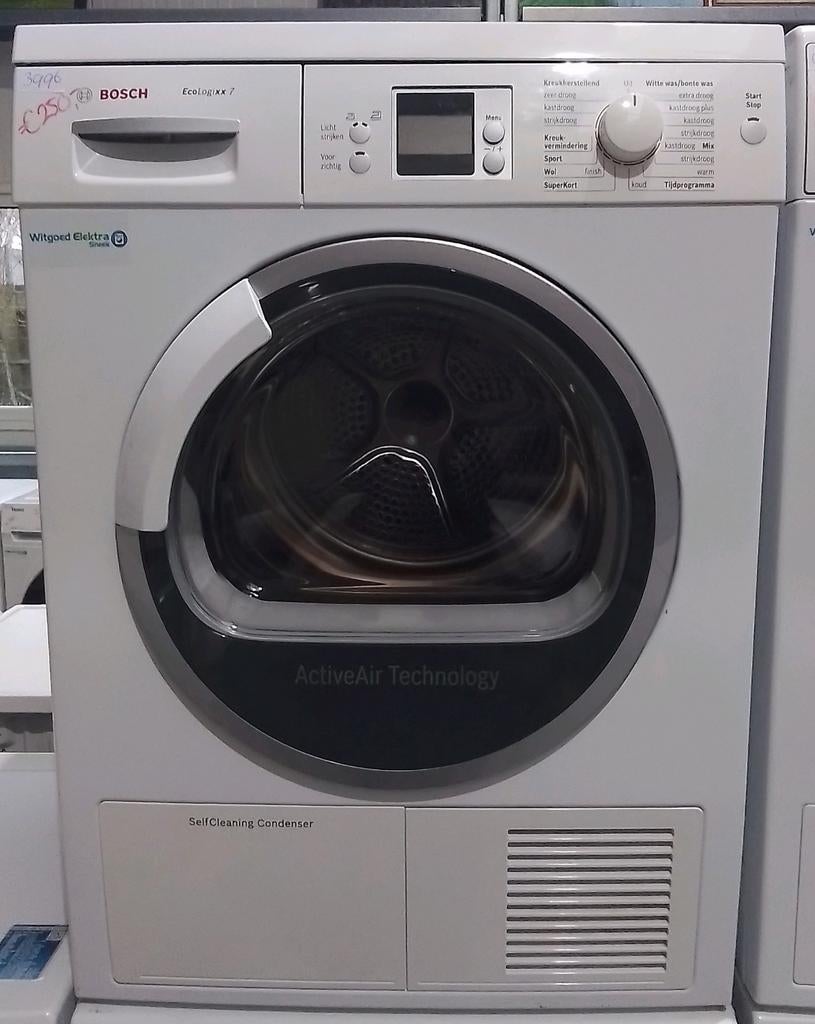 Bosch ecologixx 7 warmtepompdroger, 3 maand garantie 3996, Witgoed en Apparatuur, Wasdrogers, Ophalen, 6 tot 8 kg, Minder dan 85 cm