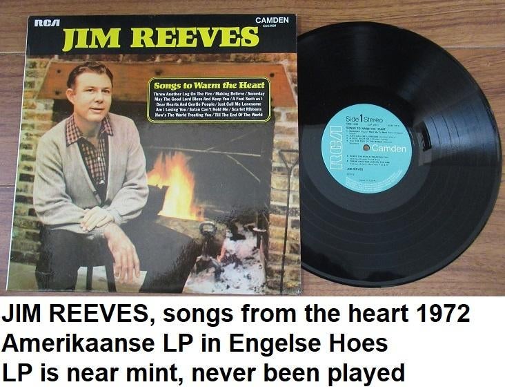 JIM REEVES, splinternieuwe 12 inch LP, songs warm the heart, Ophalen of Verzenden, Nieuw in verpakking, 12 inch