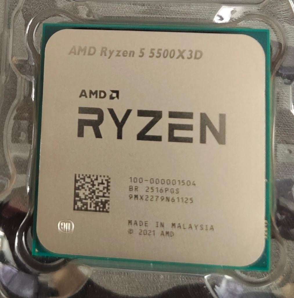AMD Ryzen 5 5500X3D, 6-core, ., Nieuw, .