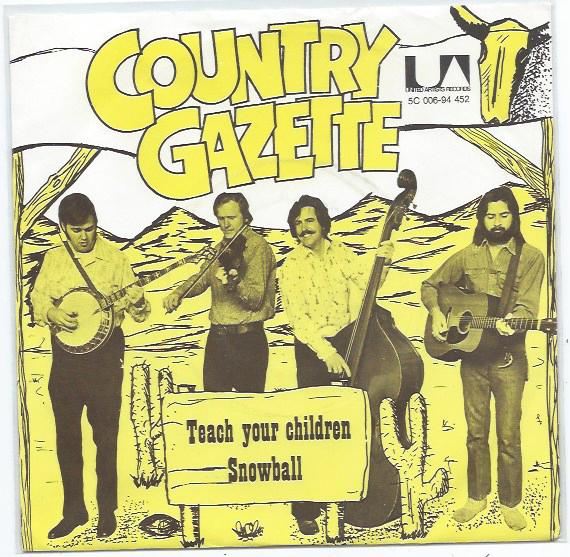 Country Gazette- Teach your Children, Cd's en Dvd's, Verzenden, Zo goed als nieuw, 7 inch, Country en Western