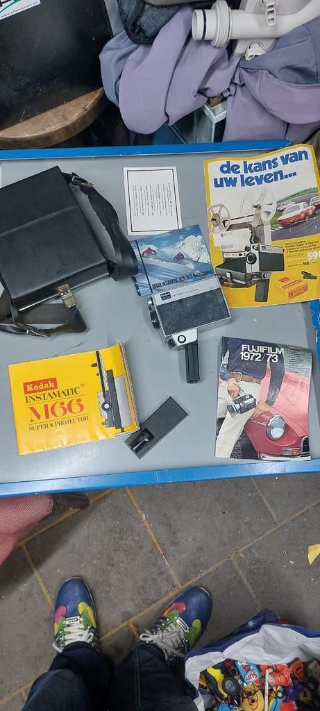 Vintage Kodak Instamatic M24/M26 Movie Camera met toebehoren, Ophalen of Verzenden, 8mm, Camera