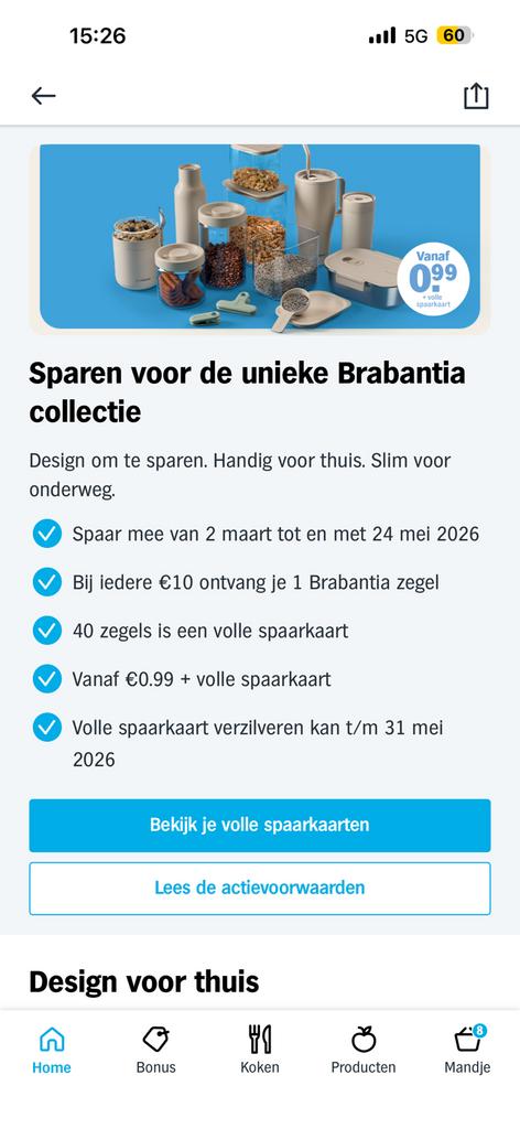 Spaaractie albert heijn, Hobby en Vrije tijd, Spaarzegeltjes, Ophalen of Verzenden, Winkel, Super of Benzinepomp, Volle spaarkaart