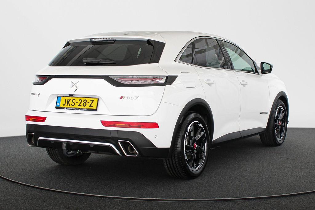 DS 7 Crossback E-Tense 4x4 Performance Line 300PK SOH 93% /, Auto's, DS, Automaat, Gebruikt, 4 cilinders, Wit