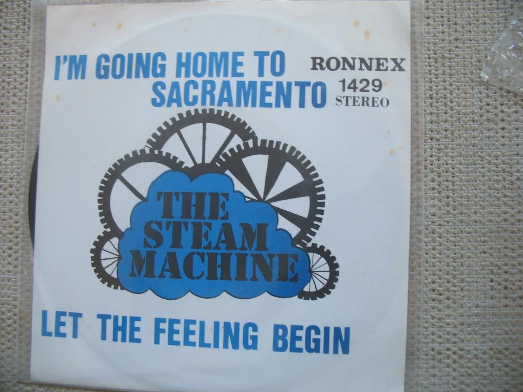 The Steam Machine - I'm going home to Sacramento, Gebruikt, 7 inch, Single, Ophalen of Verzenden