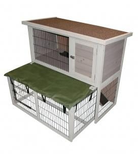 Konijnenhok Wood, 110 cm of meer, Nieuw, Ophalen of Verzenden, 90 cm of meer