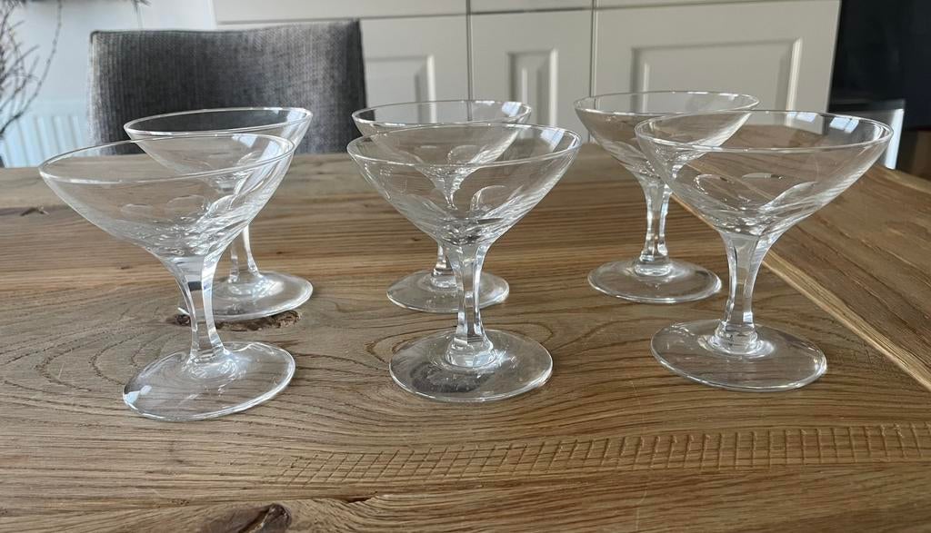 6 Prachtige écht kristallen geslepen likeurglazen, Verzamelen, Glas en Borrelglaasjes, Ophalen, Gebruikt, Overige typen