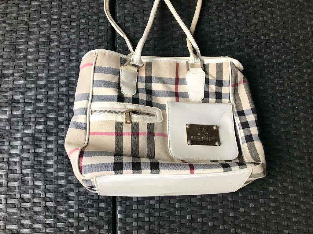 Burberry handtas, Sieraden, Tassen en Uiterlijk, Tassen | Damestassen, Ophalen of Verzenden, Gebruikt, Beige, Handtas