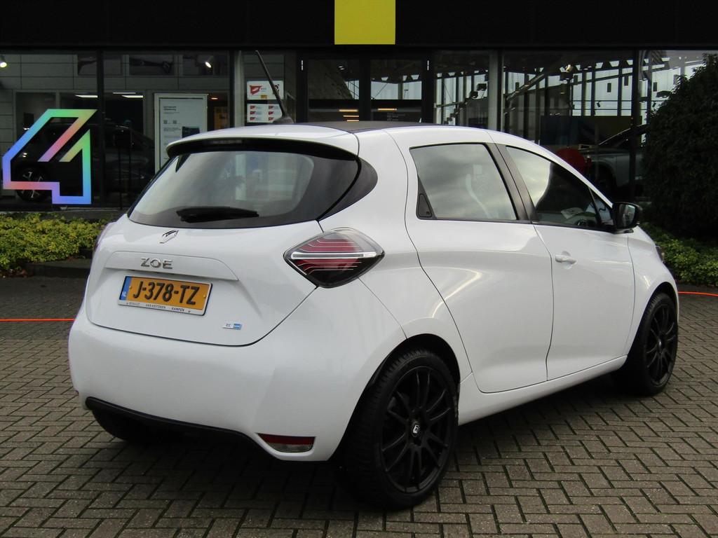 RENAULT Zoe R110 52KWh / (batterijhuur) / 94% SOH / Black Ed, Gebruikt, Zwart, Wit, Origineel Nederlands