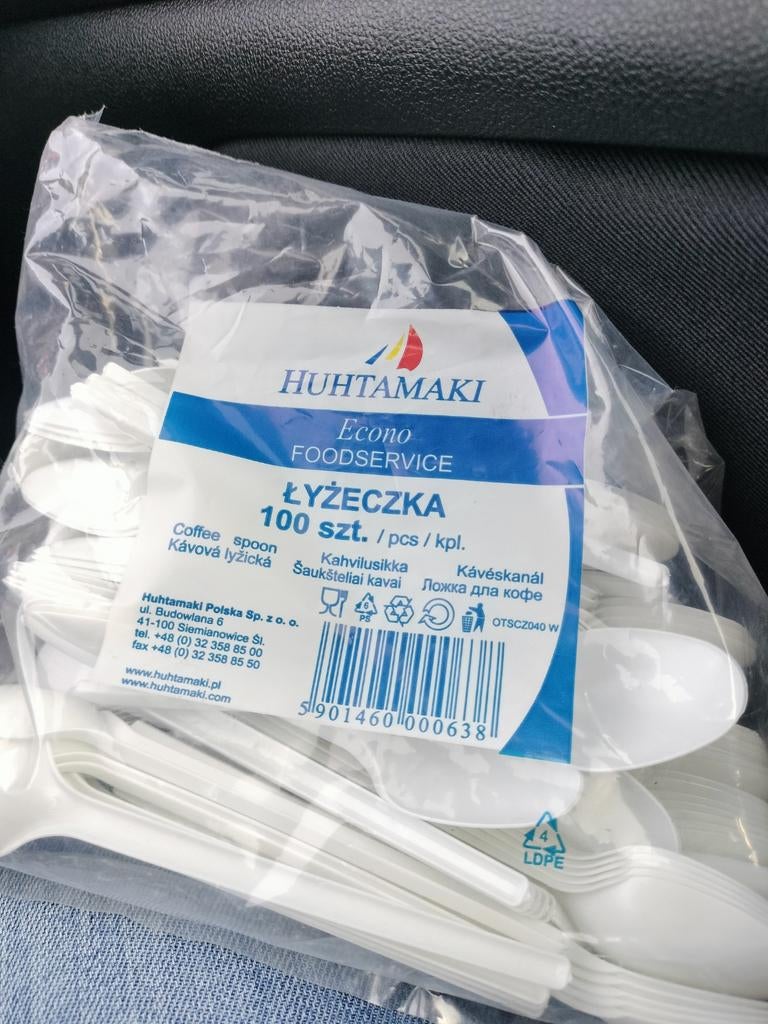 Plastic koffie lepeltjes, Ophalen of Verzenden