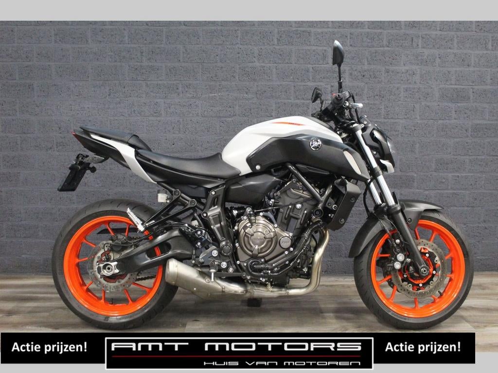YAMAHA MT 07 ABS (bj 2020) 35KW A2 geschikt SCHITTEREND, 2 cilinders, Bedrijf, Onbekend, YAMAHA