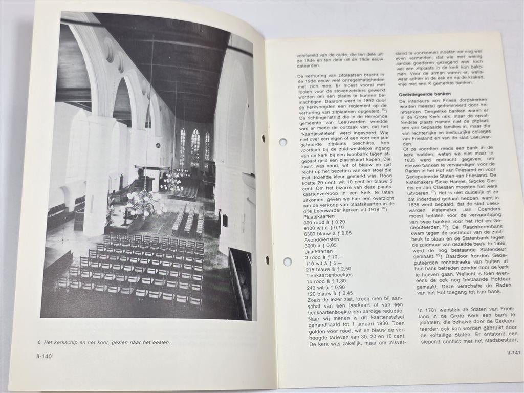 Jacobijnerkerk Leeuwarden — Kerkinterieur, Boeken, Ophalen of Verzenden, Gelezen