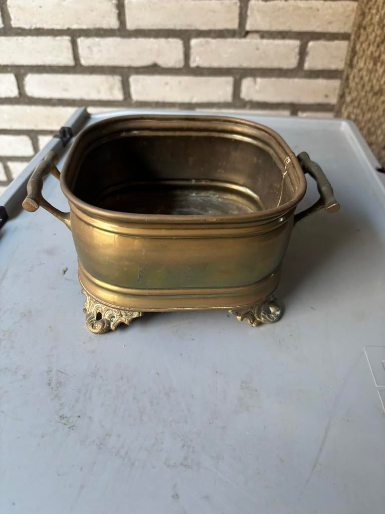 Koperen plantenbak, Ophalen, Koper