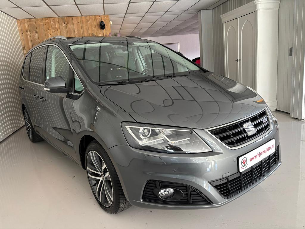 SEAT Alhambra 1.4 TSI FR, 7-PERSOONS AUTOMAAT, VOL OPTIES, E, Auto's, Zwart, 4 cilinders, 150 pk, Lichtsensor