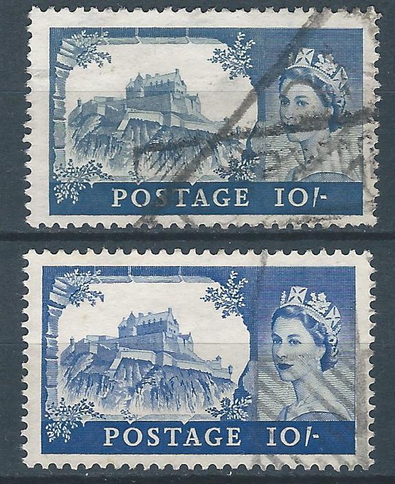 C307 Engeland - MiNr 208-I,2 08-II (gestempeld), Ophalen of Verzenden, Gestempeld