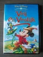 Walt Disney Classics Vrij en Vrolijk gouden rugnr. 9 in seal, Cd's en Dvd's, Dvd's | Tekenfilms en Animatie, Tekenfilm, Verzenden
