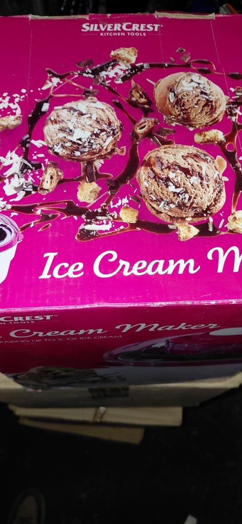 SilverCrest IJsmachine - Maak zelf heerlijk ijs!, Ophalen of Verzenden, Nieuw, Koelelement