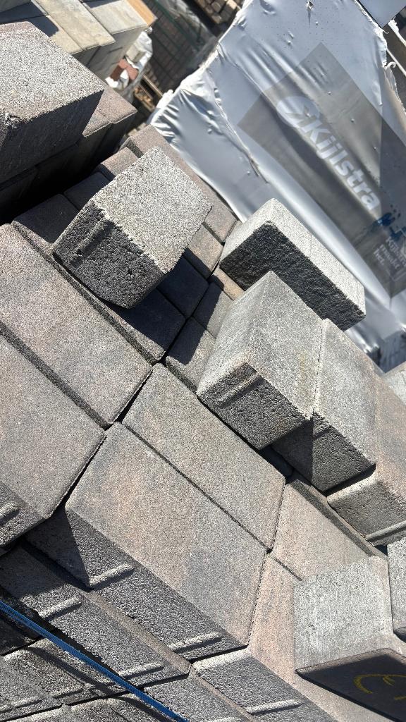 Dark sepia beton klinker 8 cm 11,5 m2, Klinkers, Nieuw, Ophalen of Verzenden, 10 m² of meer