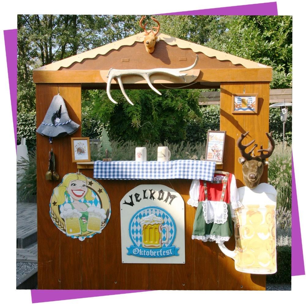 Oktober fest bar te huur, Oktoberfest spellen, Ophalen, Zo goed als nieuw, Overige