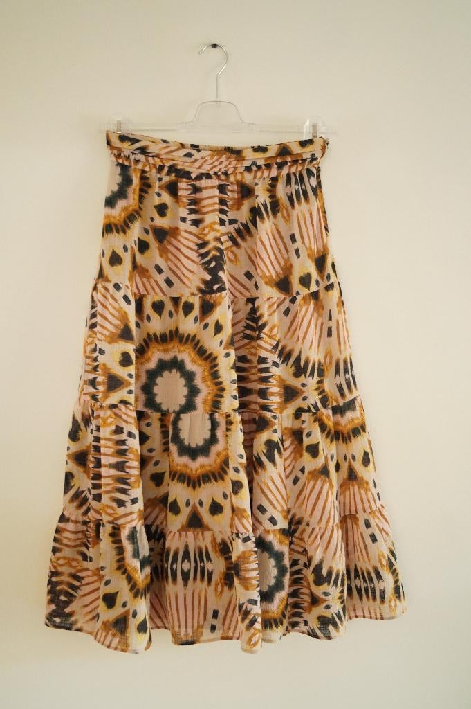 BA&SH Rok Maat 38, Kleding | Dames, Verzenden, Zo goed als nieuw, Maat 38/40 (M), Onder de knie