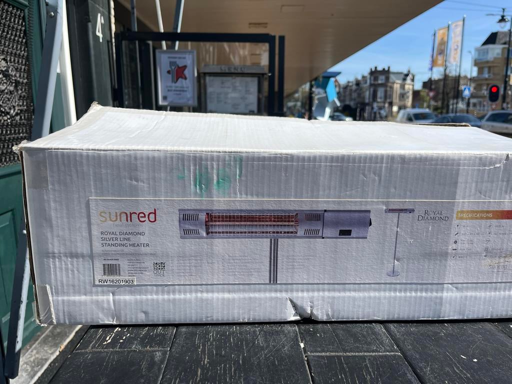 Sunred Royal Diamond Silver Line Terrasverwarming, Tuin en Terras, Terrasverwarmers, Ophalen of Verzenden, Zo goed als nieuw, Elektrisch