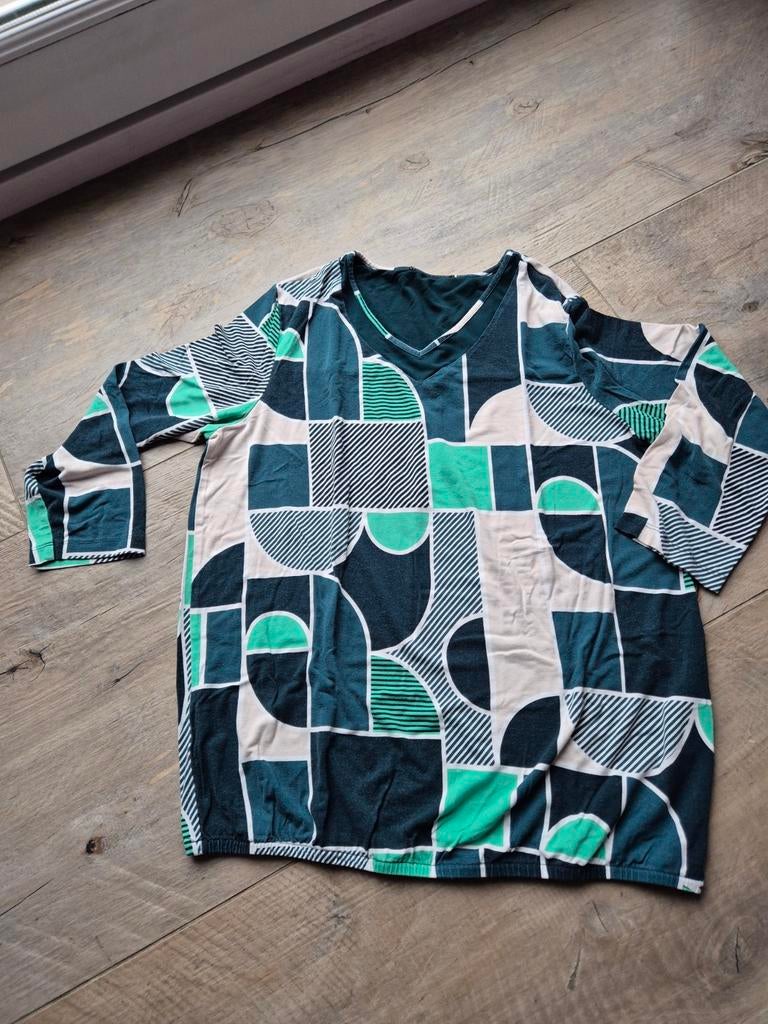 Bonita T-shirt met patroon, driekwart mouw, maat M, Maat 38/40 (M), Bonita, Ophalen of Verzenden, Zo goed als nieuw