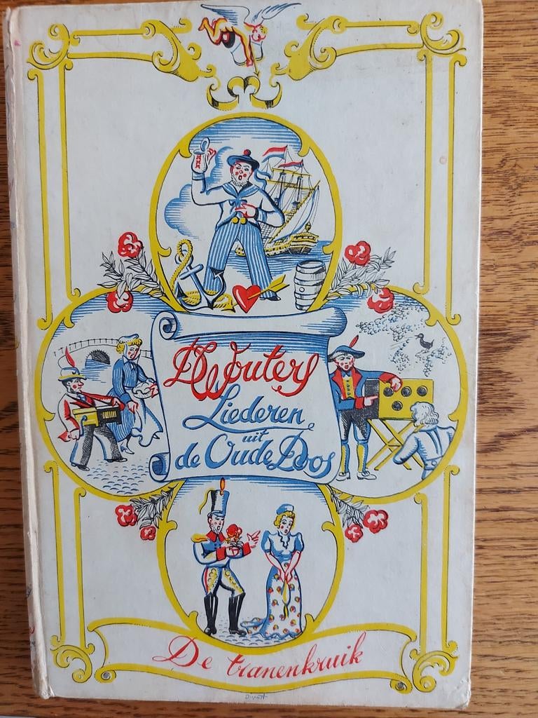 De tranentrekker met exlibris 1943. W. Le Febre., Antiek en Kunst, Ophalen of Verzenden