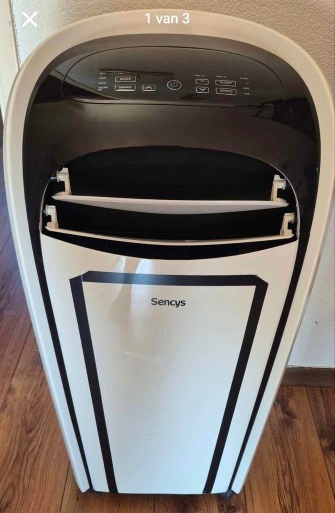 Mobiele airco unit, Witgoed en Apparatuur, Airco's, Timer, Minder dan 60 m³, Ventileren, 3 snelheden of meer