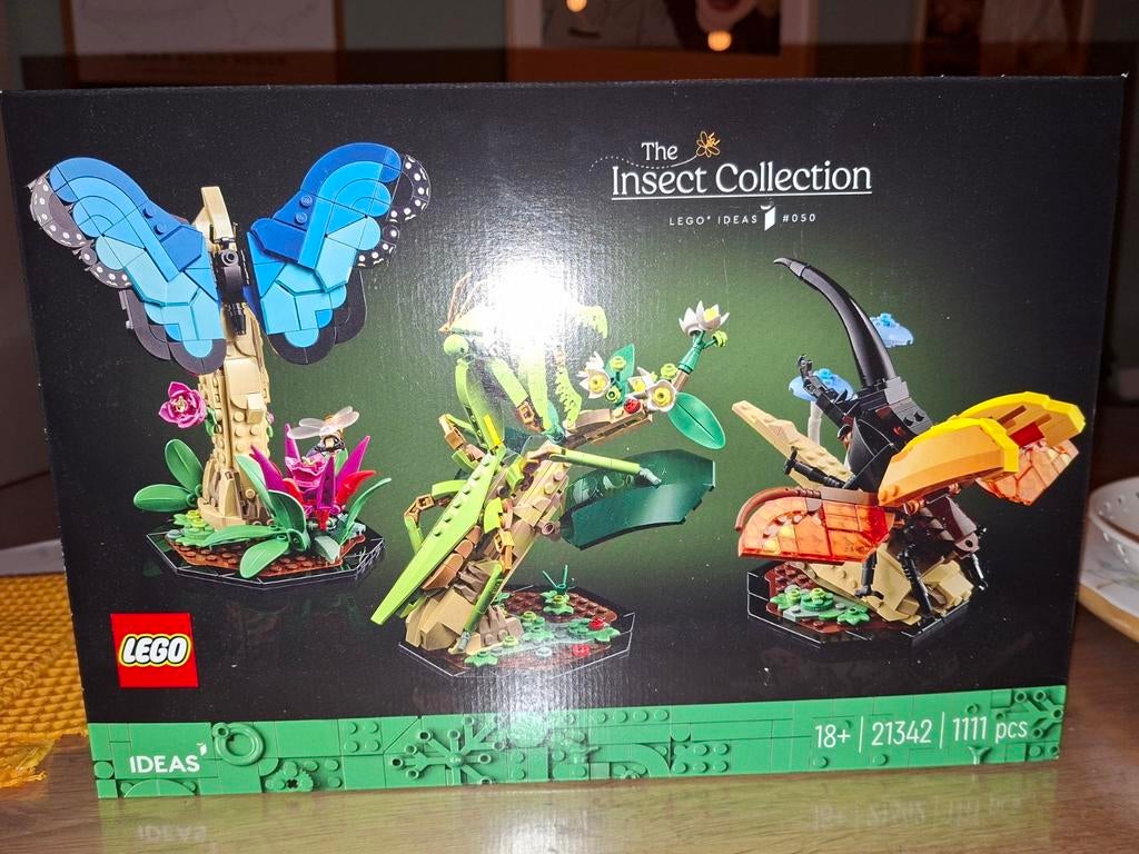 Lego ideas insecten collection 21342 nieuw, Ophalen of Verzenden, Nieuw
